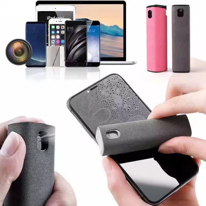 Laptop Accessories Kit - 2-in-1 mobiele telefoon schermreinigingsfles computerschermreiniger met