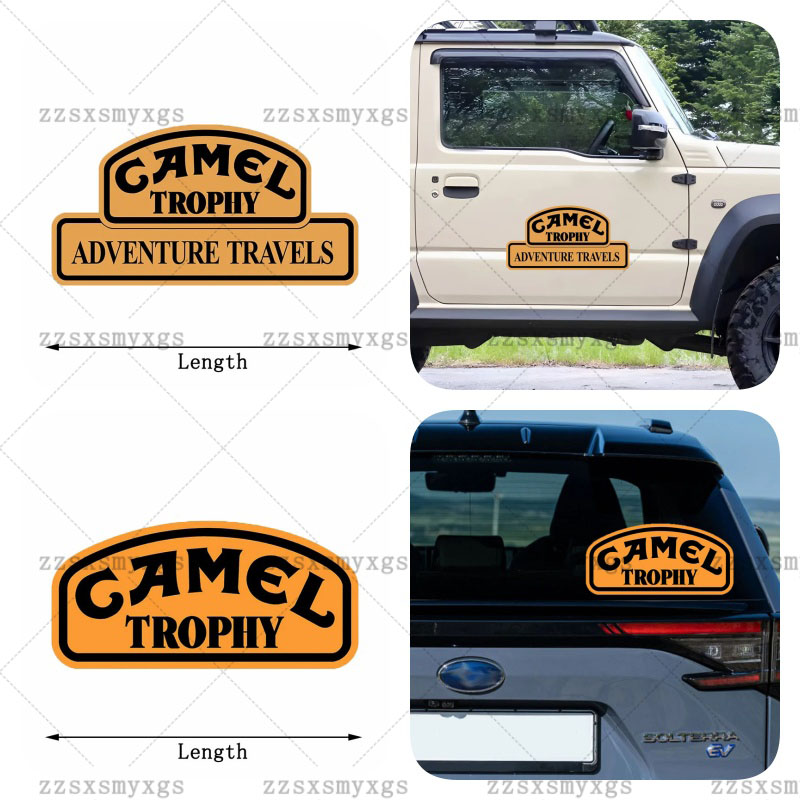 Laptop Accessories Brand - Autostickers Camel Trophy Badge Merk Autosticker