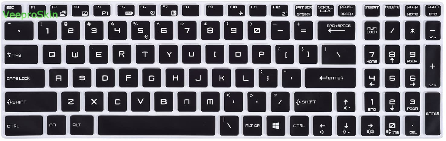 Keyboard Cover Silicone - 17.3 15.6 Laptop Toetsenbord cover Protector