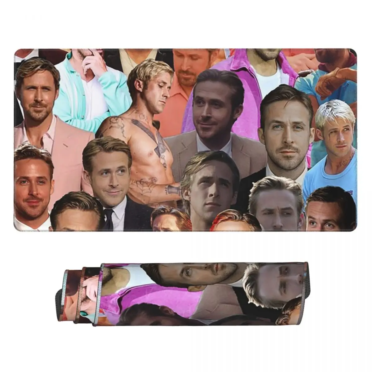 Laptop Accessories Ryans - Grote muismat Ryan Gosling Fotocollage Gamer
