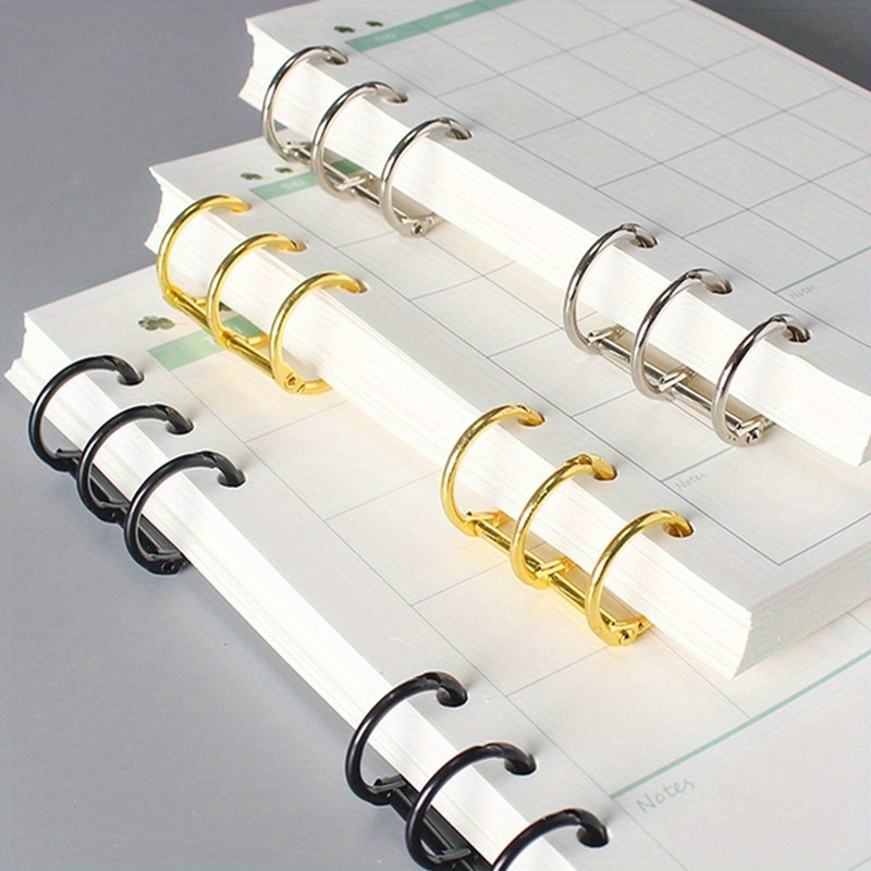 Laptop Accessories For Office - 10 Stuks Metalen Losbladige Boekbinder Ringen