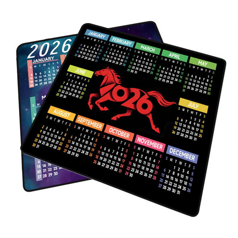 Laptop Accessories For Office - 2026 Kalender Muismat Waterdicht Thuiskantoor Gaming