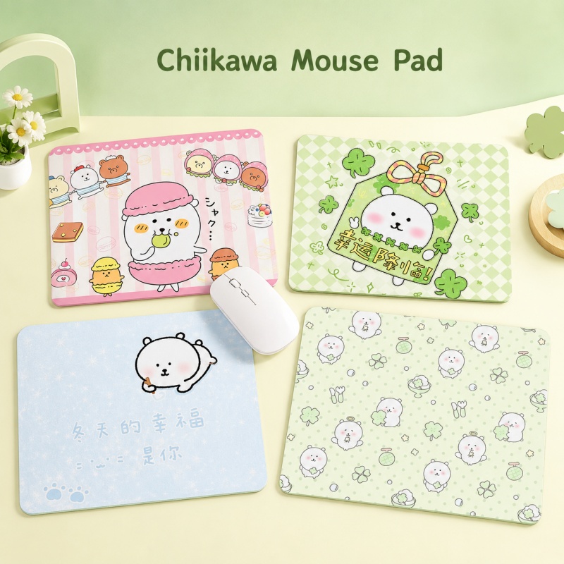 Laptop Editing Accessories - Kawaii Chiikawa Joke Bear Muismat Medium