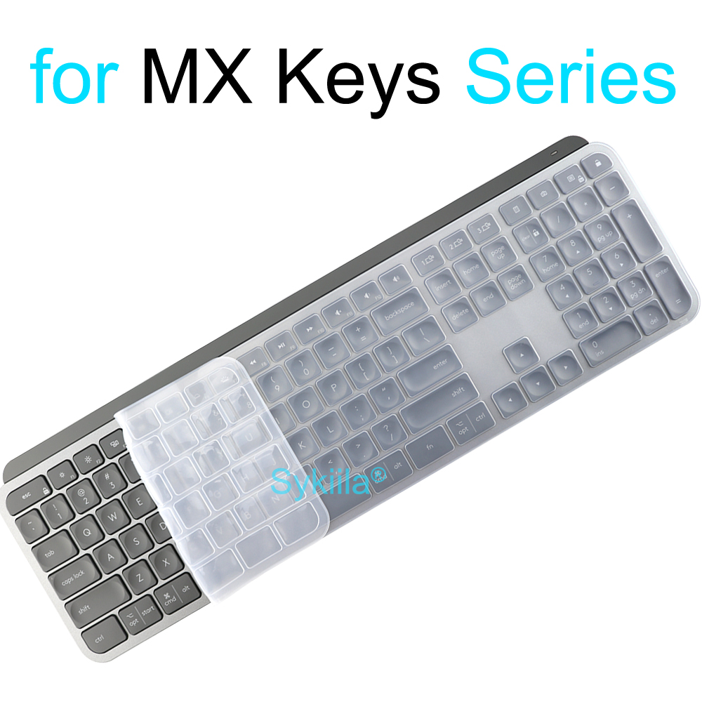 Keyboard Cover Silicone - Toetsenbordhoes voor Logitech MX KEYS S