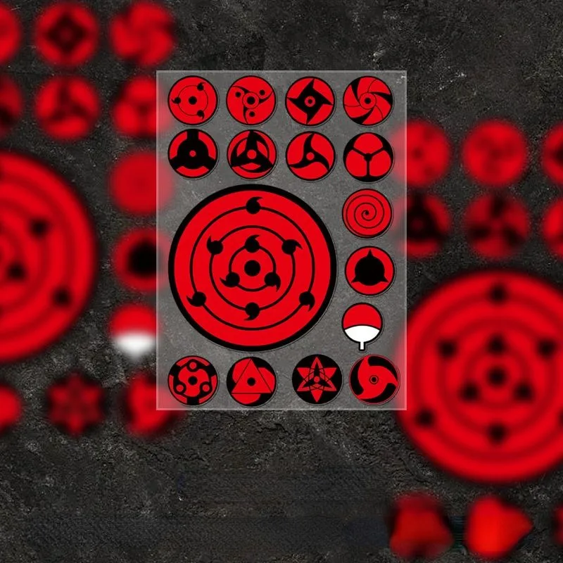 Laptop Editing Accessories - Nieuwe Naruto Sharingan Cartoon Animatie Stickers