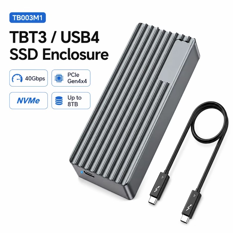 External Nvme Ssd - TBT3/USB4 M.2 NVMe SSD Behuizing 40Gbps