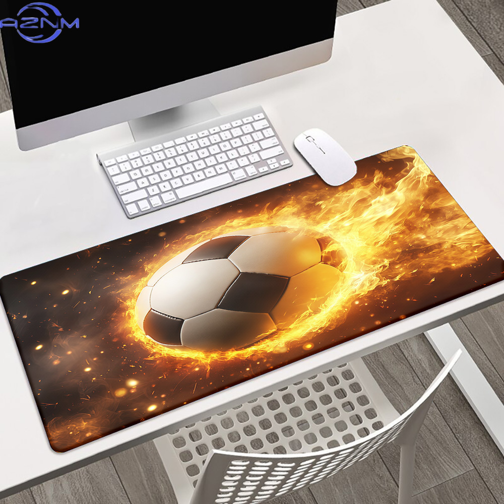 Laptop Accessories Brand - Brand Fire Soccer Muismat Iron Art