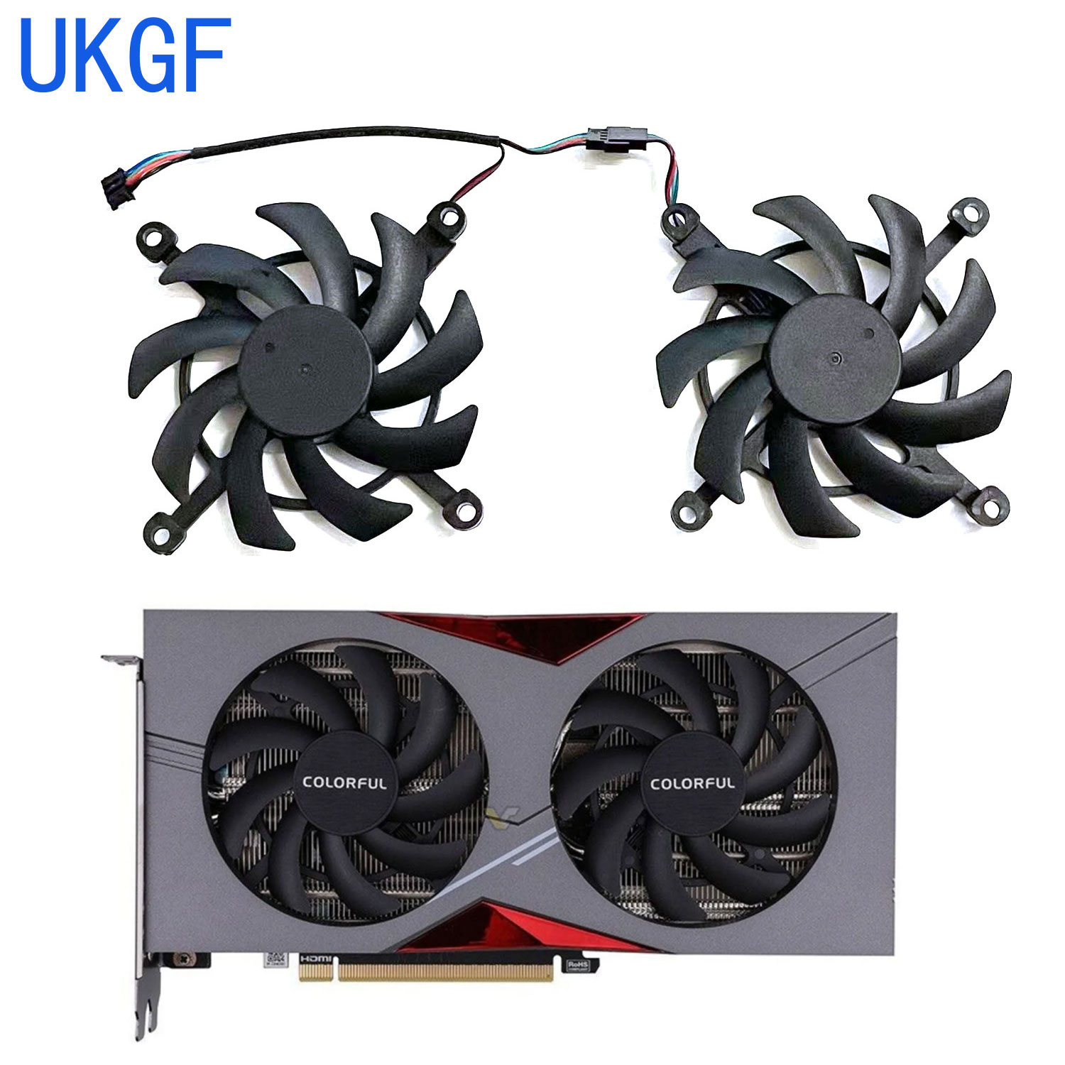 Nvidia Vga Rtx 4060 - Vervangende ventilator voor Colorful GeForce RTX4060