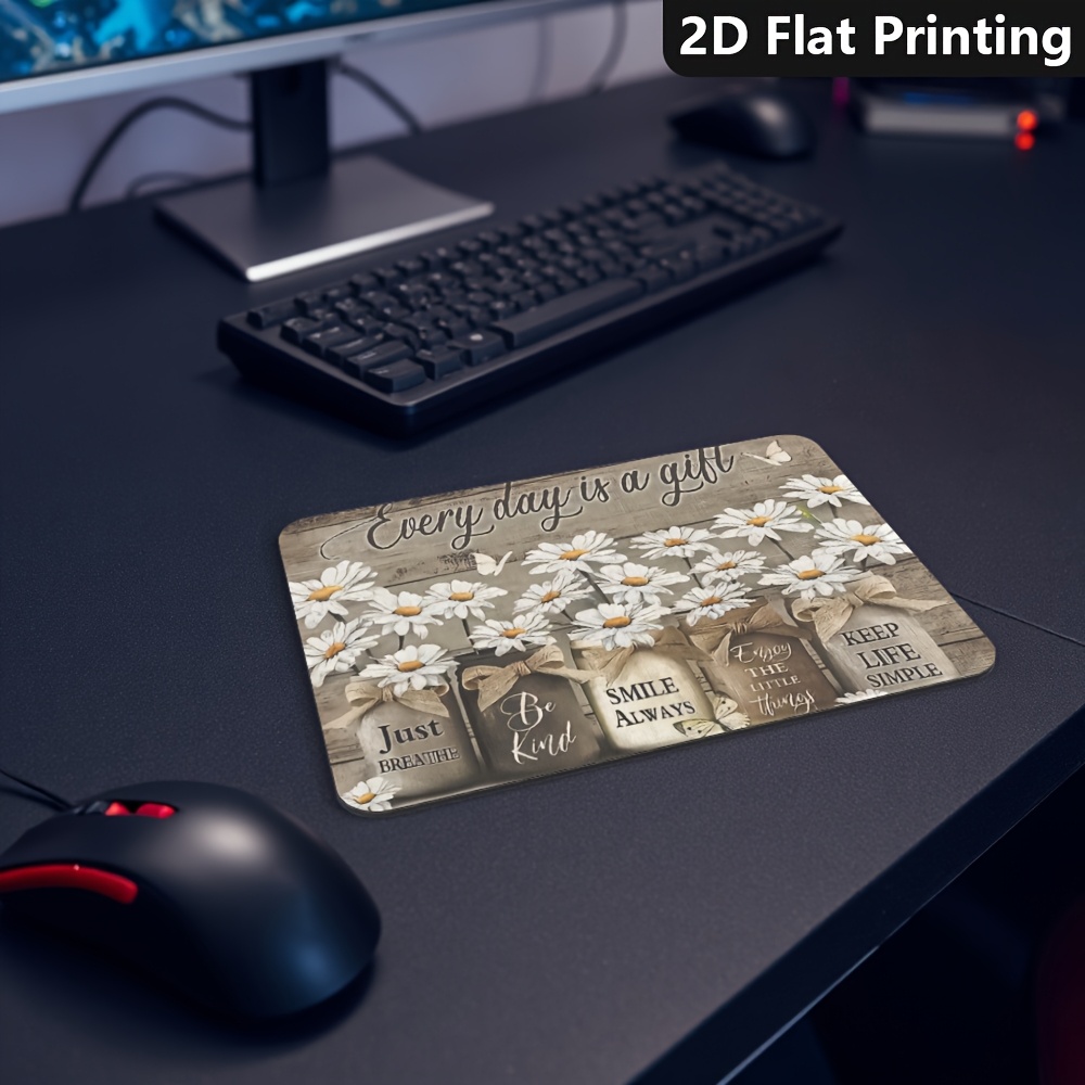 Laptop Accessories Brand - Merk Inspirerende Citaat Muismat Duurzame Antislip