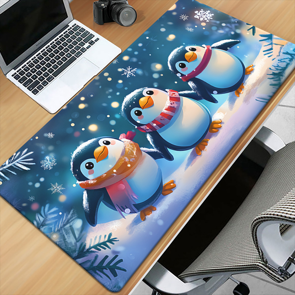 Laptop Accessories Brand - Merk Penguin Muismat Iron Art Antislip