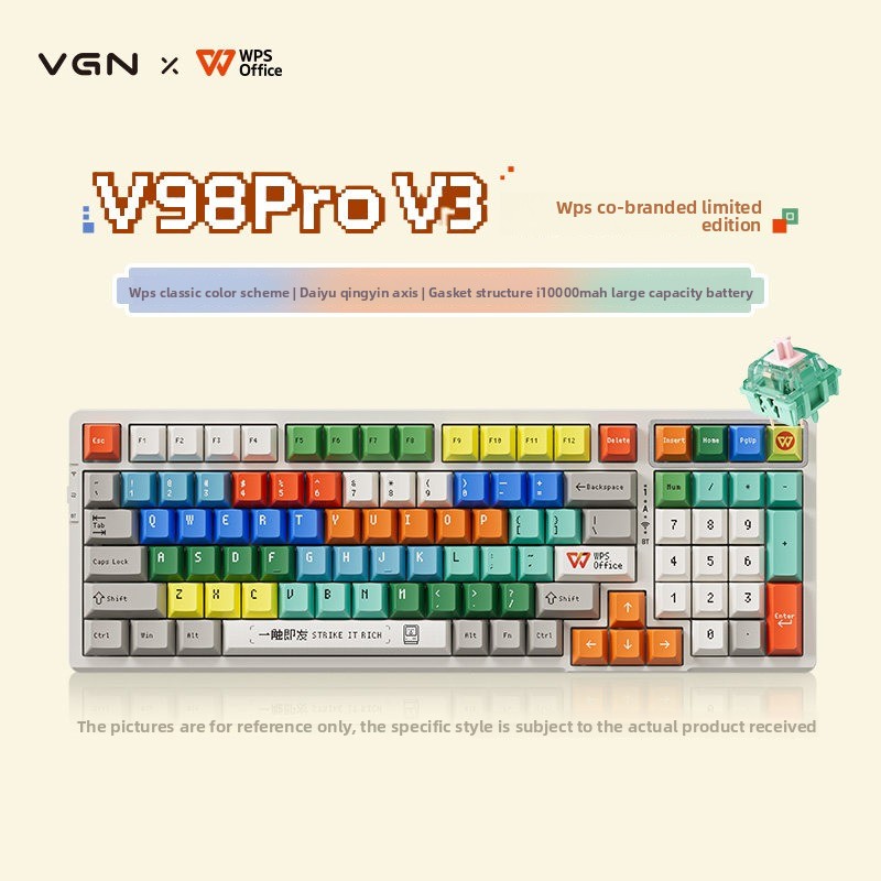 Laptop Accessories Brand - VGN V98Pro V3 Aangepast E-Sports Mechanisch