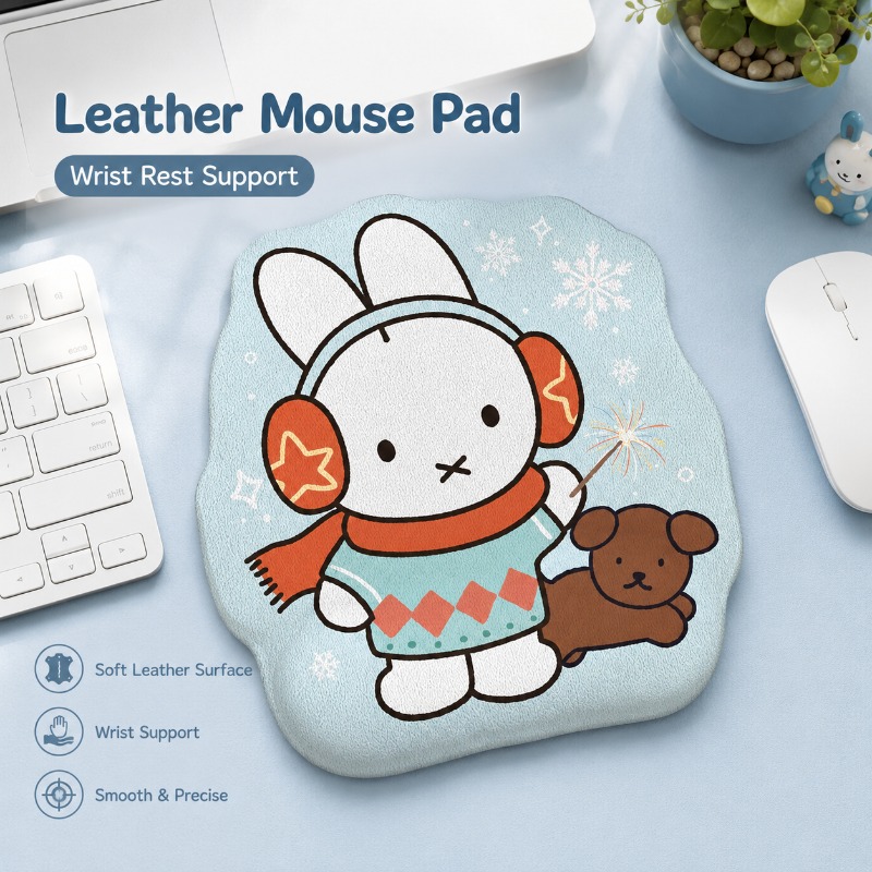 Anime Miffy Lederen Muismat me - Laptop Editing Accessories recensie en prijs