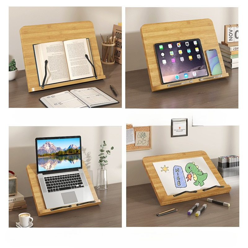 Houten leesboekenstandaard, mu - Laptop Accessories For Office recensie en prijs
