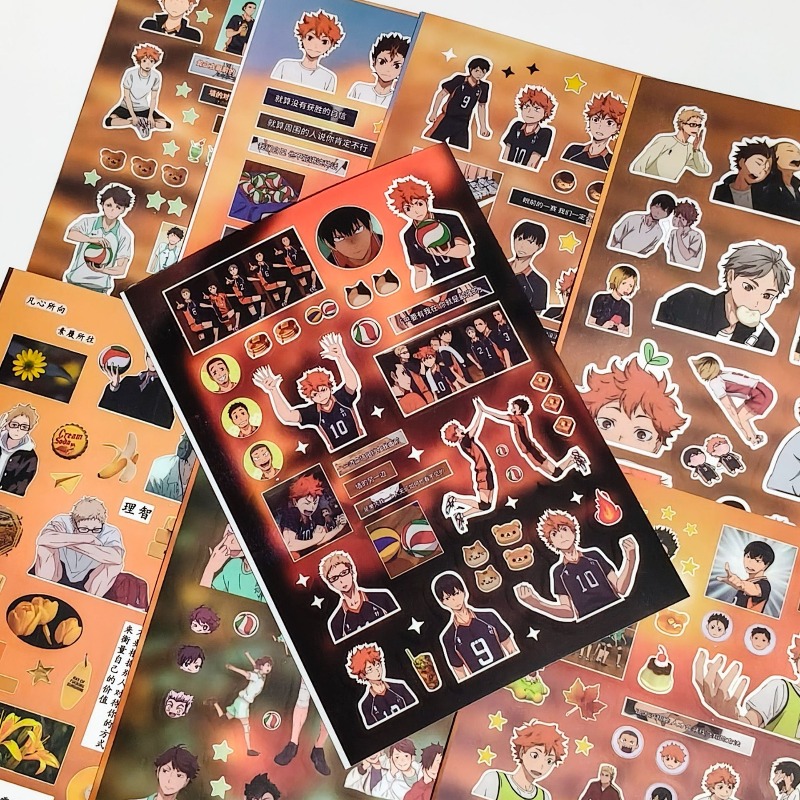 8 stks/set Haikyuu Anime Perif - Laptop Accessories Kit recensie en prijs