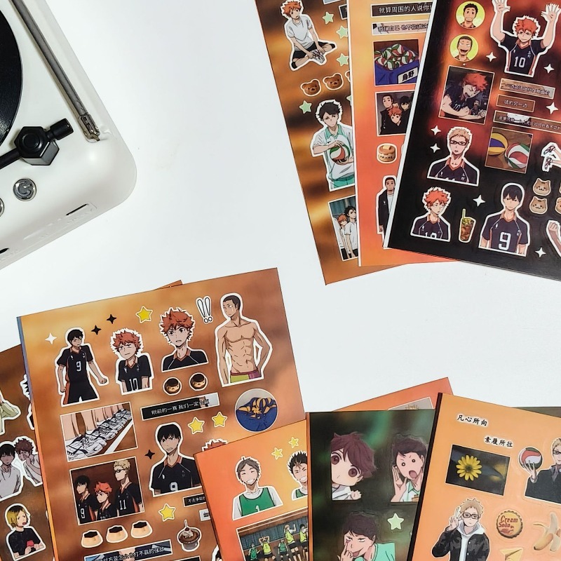 8 stks/set Haikyuu Anime Perif - Laptop Accessories Kit recensie en prijs
