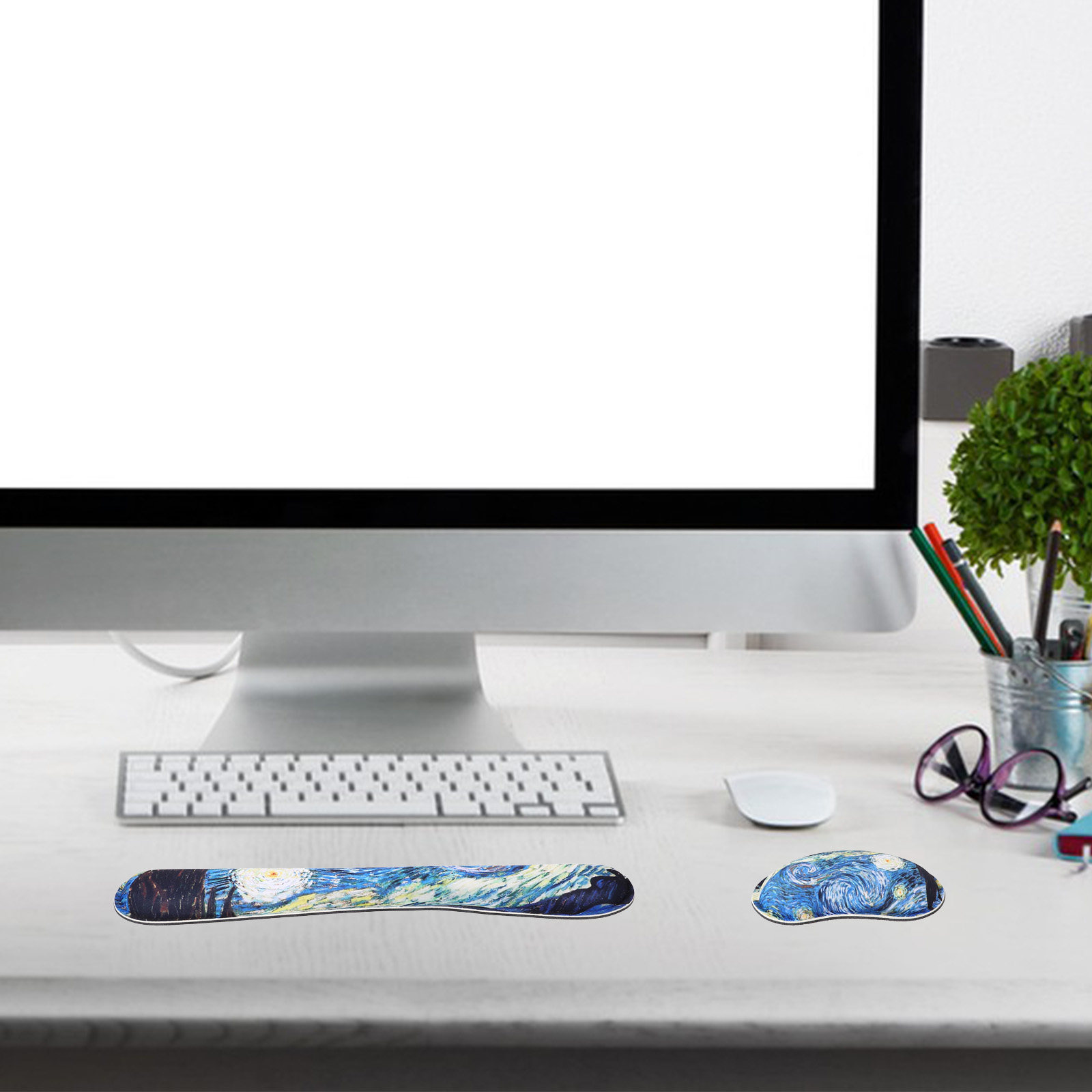 2 stuks Memory Foam Toetsenbor - Laptop Accessories For Wrist Support recensie en prijs