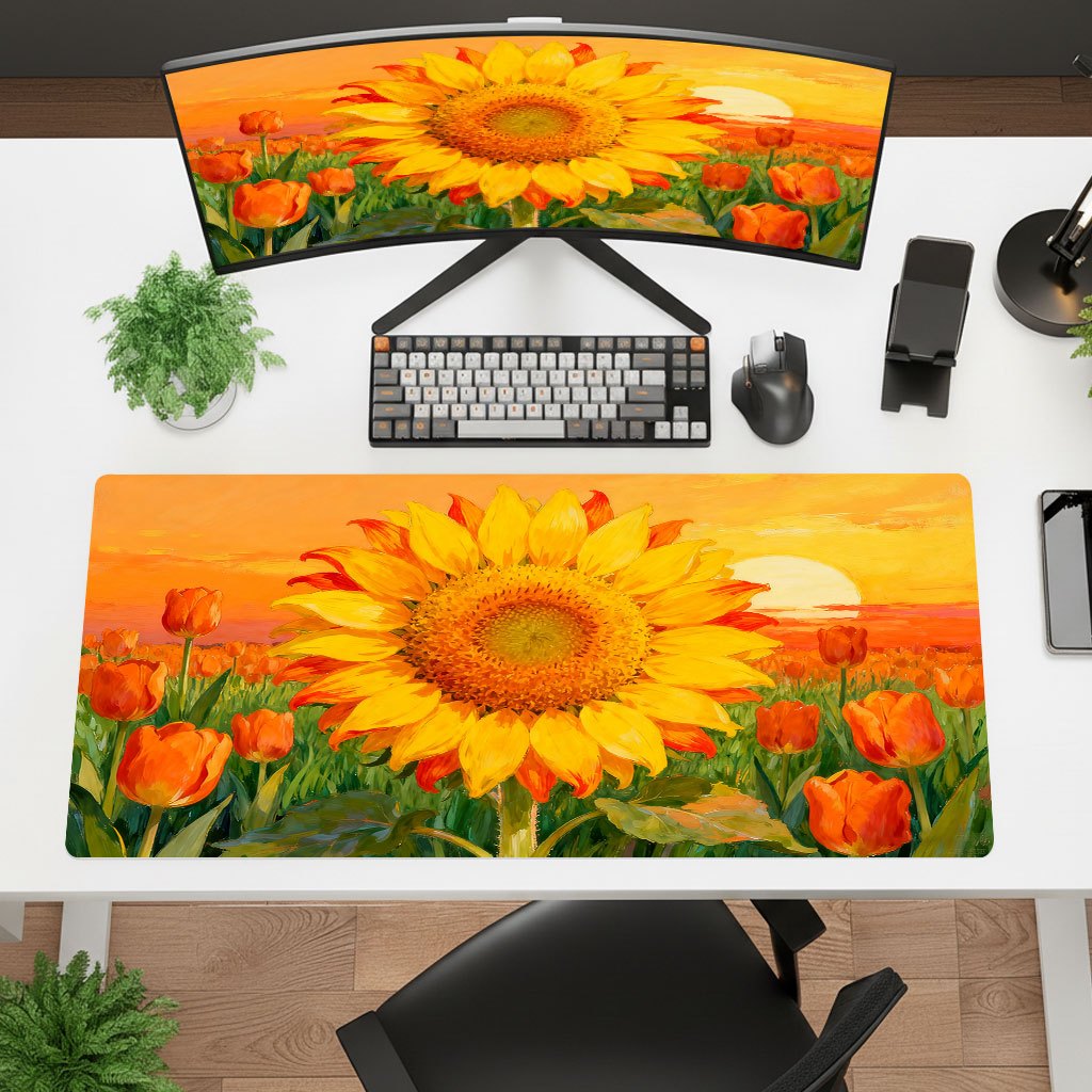 Merk Yellow Sunflower muismat, - Laptop Accessories Brand recensie en prijs