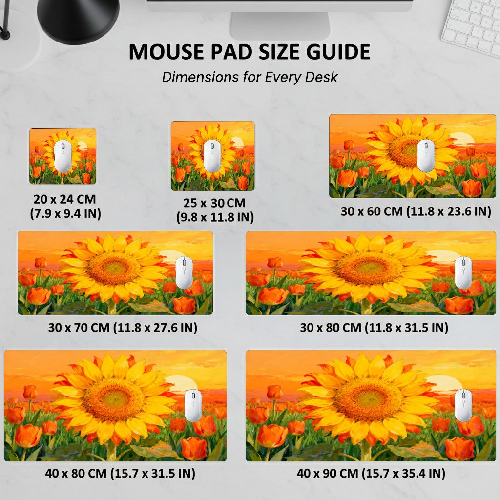 Merk Yellow Sunflower muismat, - Laptop Accessories Brand recensie en prijs