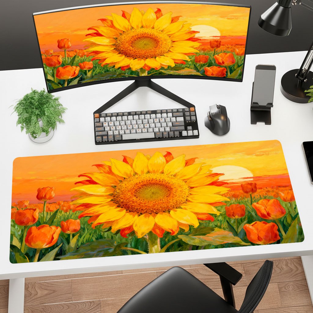 Merk Yellow Sunflower muismat, - Laptop Accessories Brand recensie en prijs