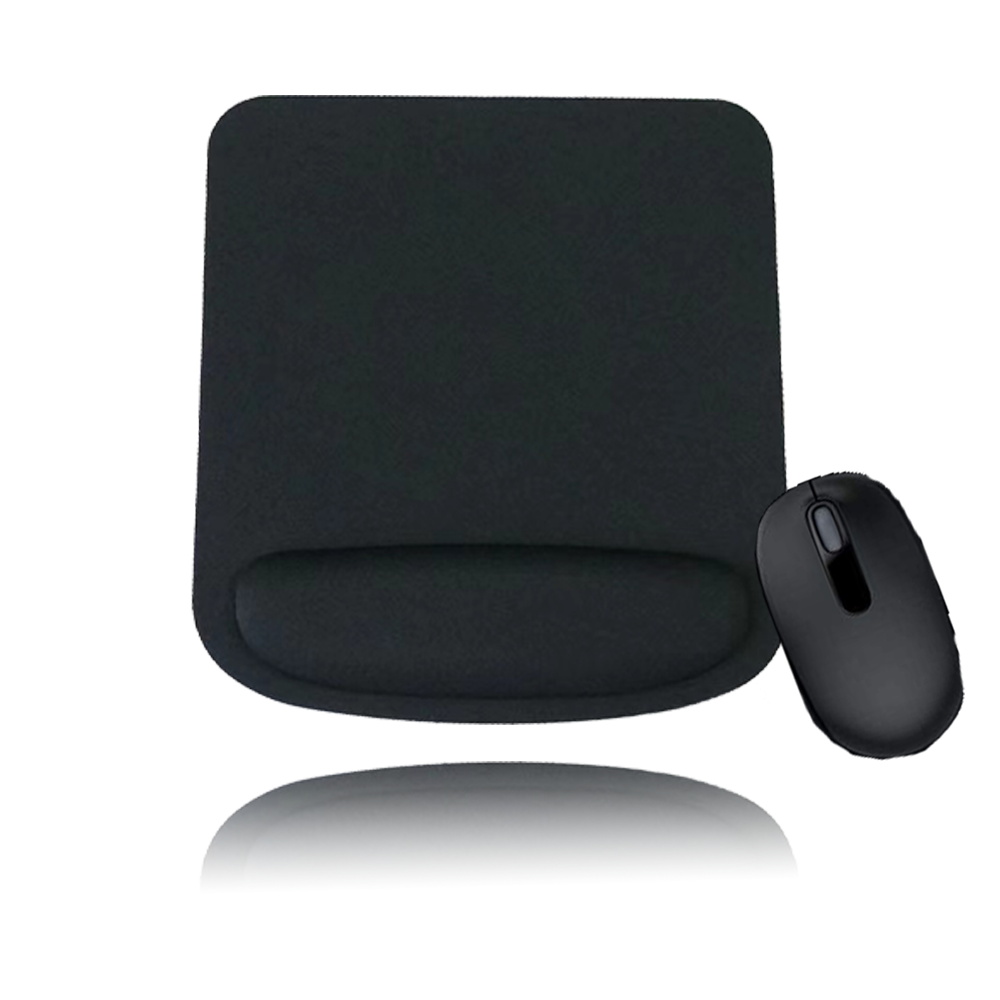 Muismat Zwarte bureaumat voor  - Laptop Accessories For Wrist Support recensie en prijs