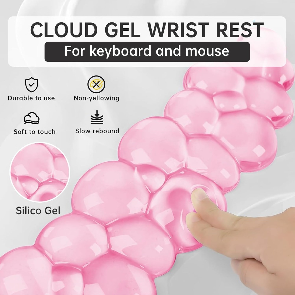 Zachte Cloud Gel-muismat met p - Laptop Accessories For Wrist Support recensie en prijs