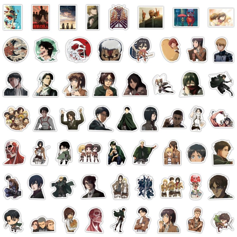 60 stuks Attack on Titan Anime - Laptop Editing Accessories recensie en prijs