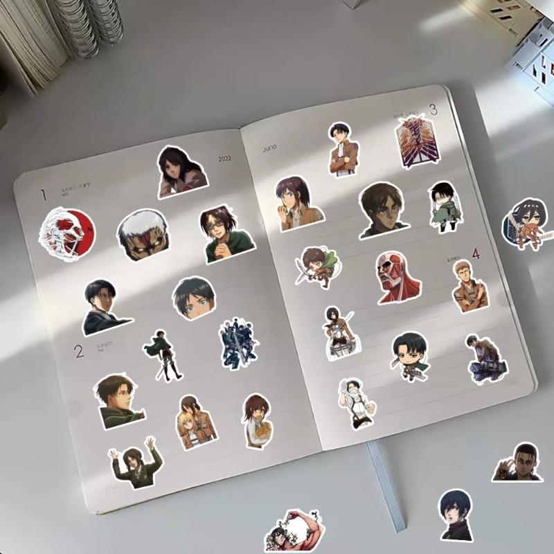 60 stuks Attack on Titan Anime - Laptop Editing Accessories recensie en prijs