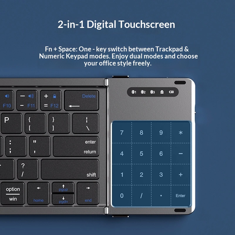 Mengzu Tri Fold draadloos Blue - Laptop Accessories Toys recensie en prijs