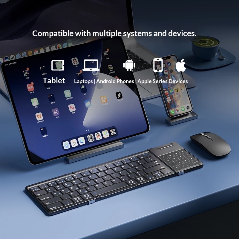 Mengzu Tri Fold draadloos Blue - Laptop Accessories Toys recensie en prijs