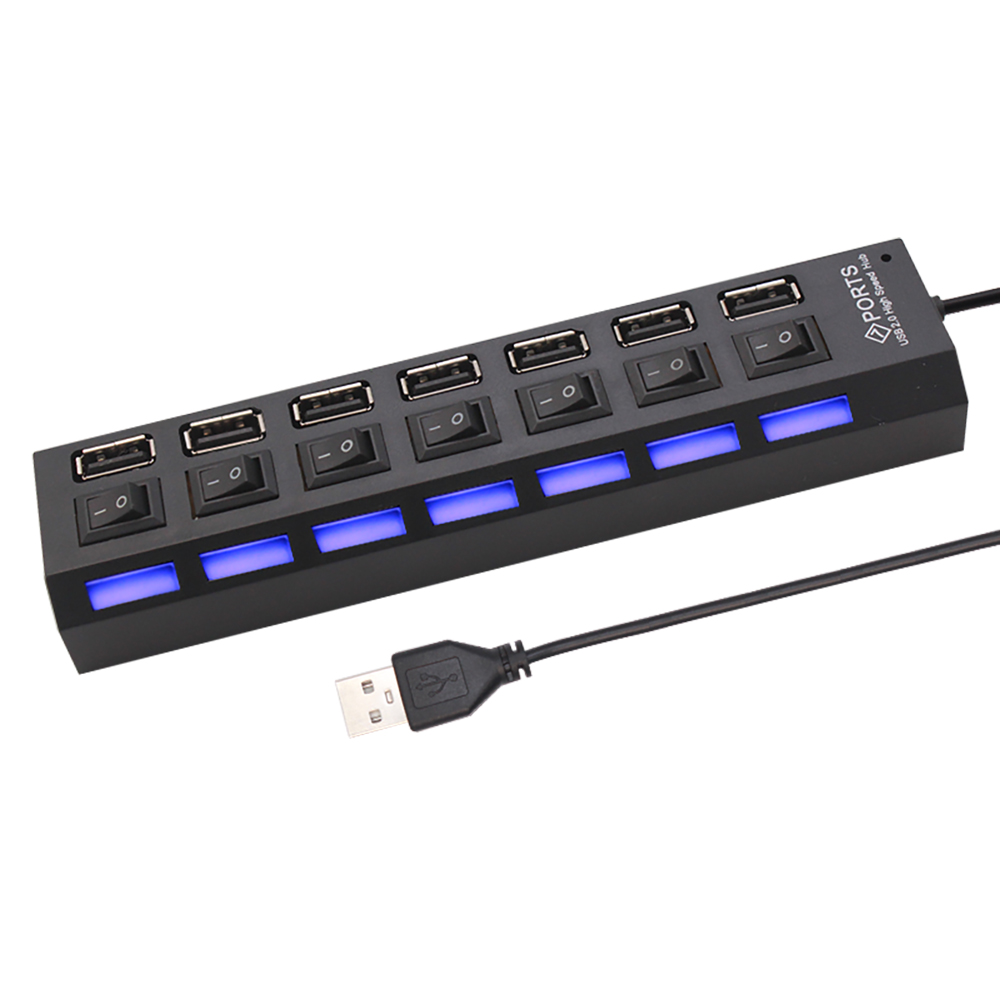 7-poorts USB 2.0 hubsplitter v - Laptop Accessories For Office recensie en prijs