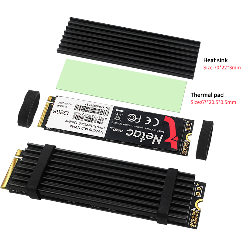 M.2 SSD Heatsink Aluminium Rad - External Nvme Ssd recensie en prijs