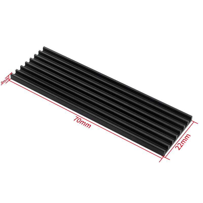 M.2 SSD Heatsink Aluminium Rad - External Nvme Ssd recensie en prijs
